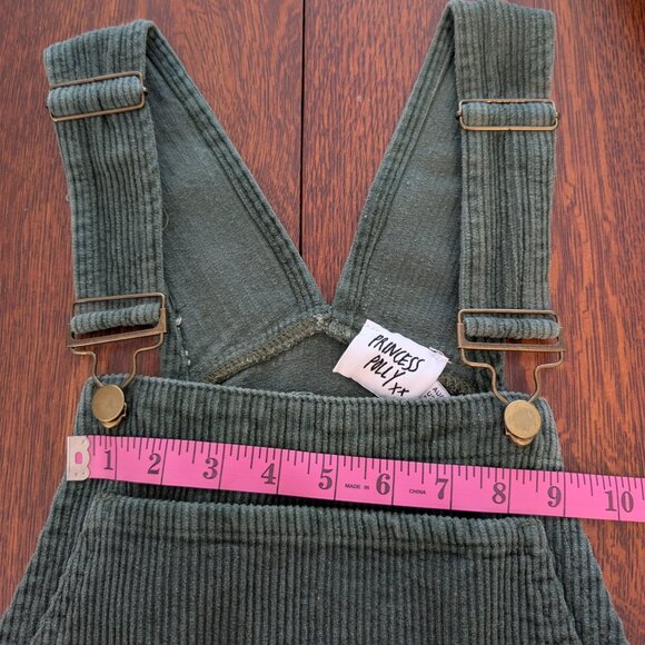 Princess Polly Corduroy Overalls – US 0 Dark Green - Picture 5 of 10